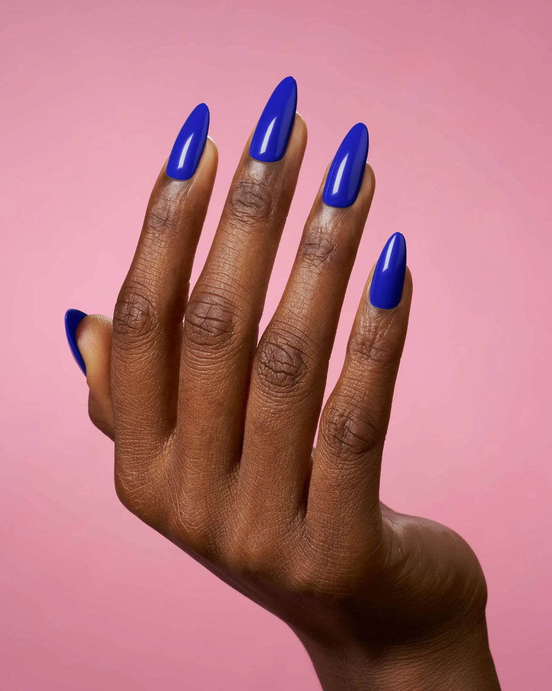 CND SHELLAC Vivid Lazuli Blue Shade on Nails