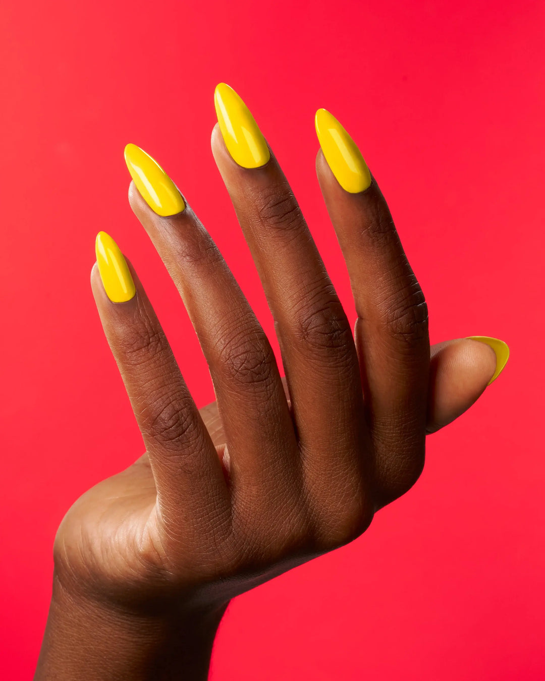 CND SHELLAC Vivid Yellow Taxi Shade on Nails