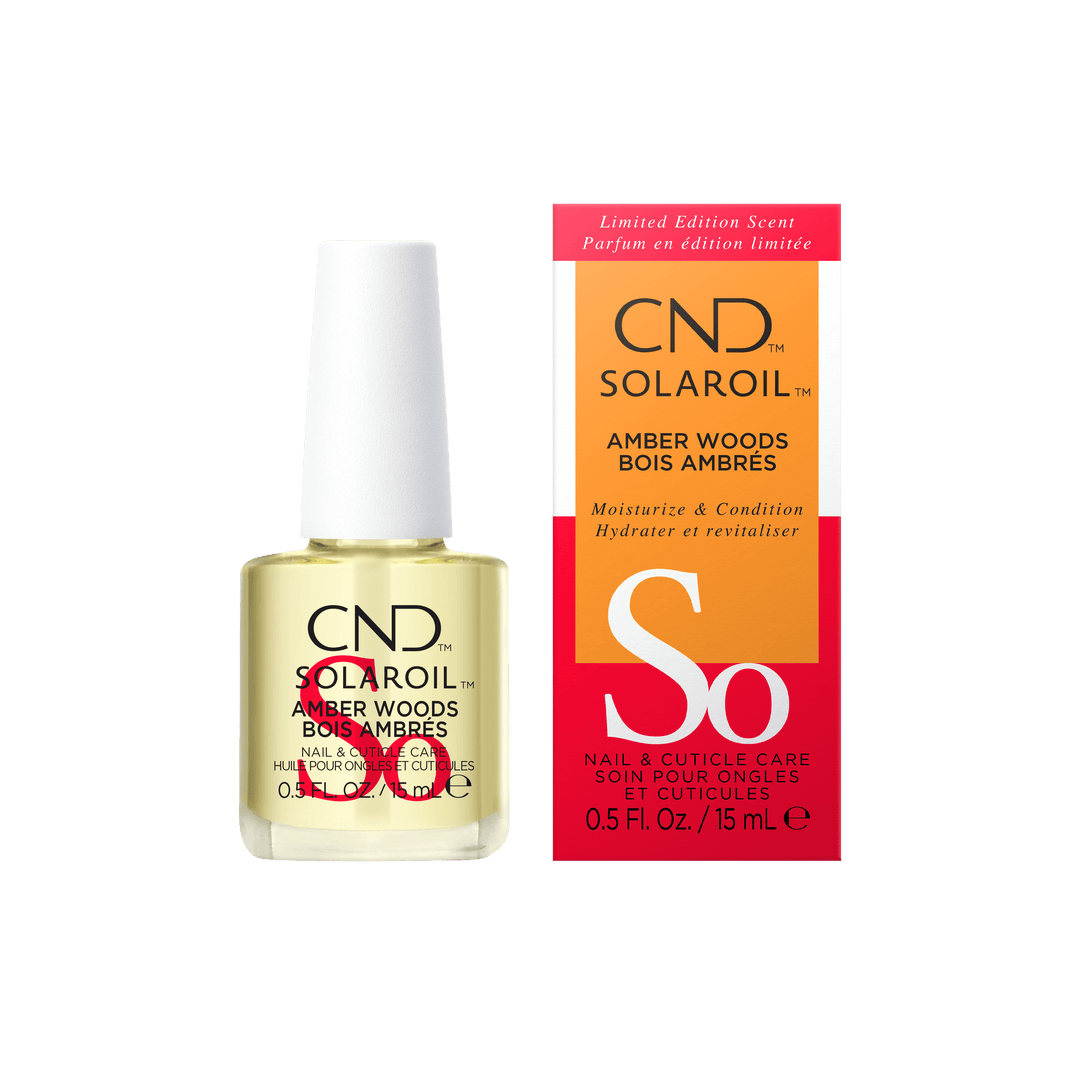 CND SolarOil Amber Woods 15ml/0.5oz with Carton