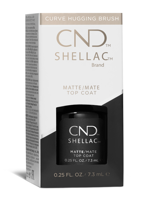CND Shellac Matte Top Coat 7.3ml / 0.25oz in packaging