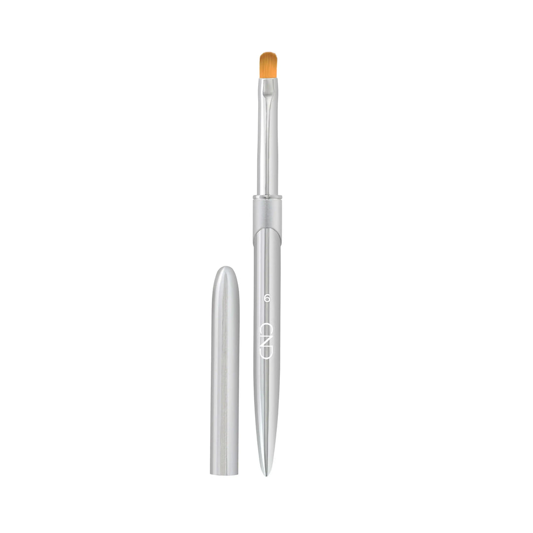 CND Sculpting Gel Oval Brush #6 with Cap Off