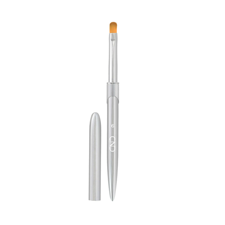 CND Sculpting Gel Oval Brush #6 with Cap Off