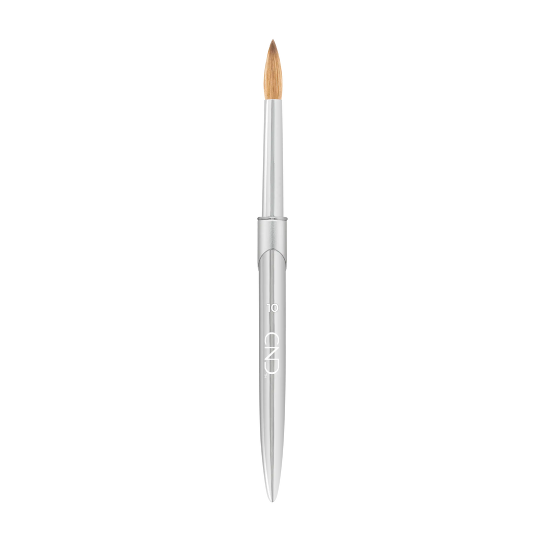CND Pro Sculpting Liquid & Powder Round Brush #10 without aluminum cap.