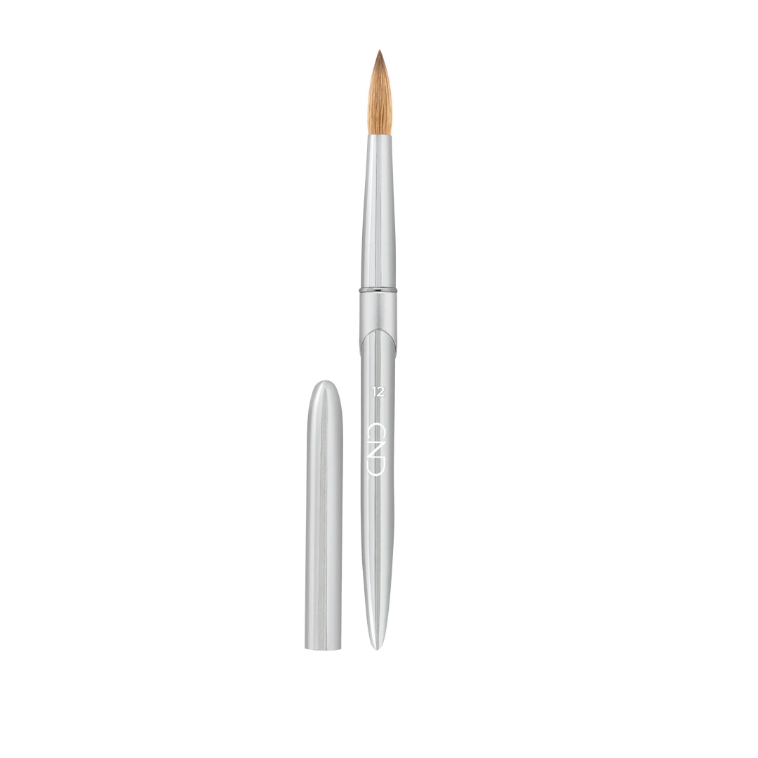 CND Pro Sculpting Liquid & Powder Round Brush #12 with aluminum cap
