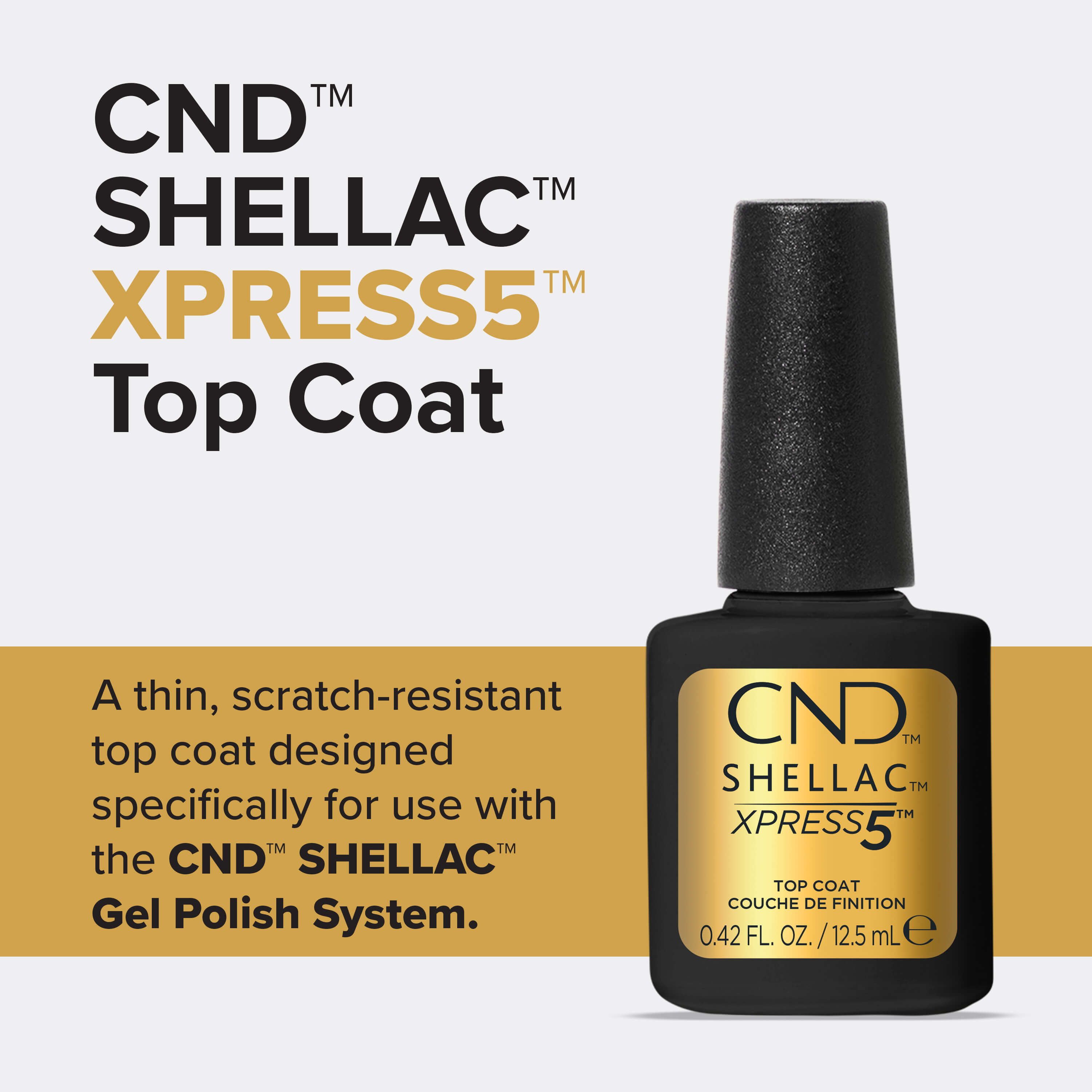 CND™ SHELLAC™ XPRESS5™ Top Coat – Creative Nail Design