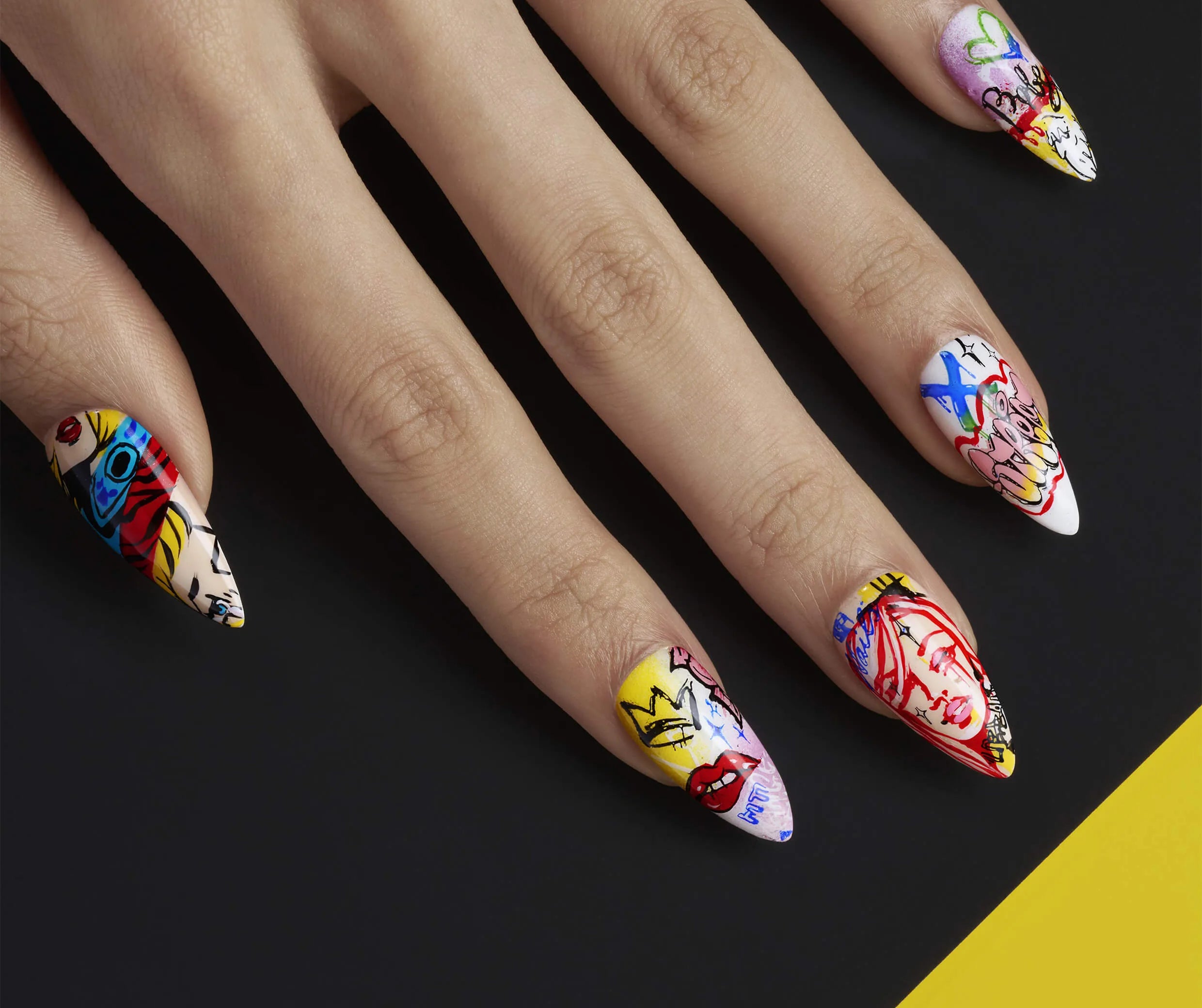 Beautiful Nail Art from CND SHELLAC VIVID Nail Salons